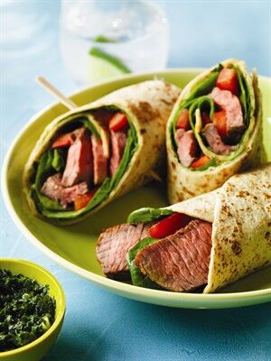 Chimichurri Steak Wrap